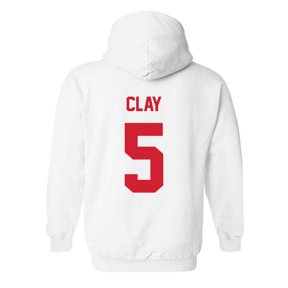 Arkansas State - NCAA Football : Kenyon Clay - Classic Shersey Hooded Sweatshirt-1