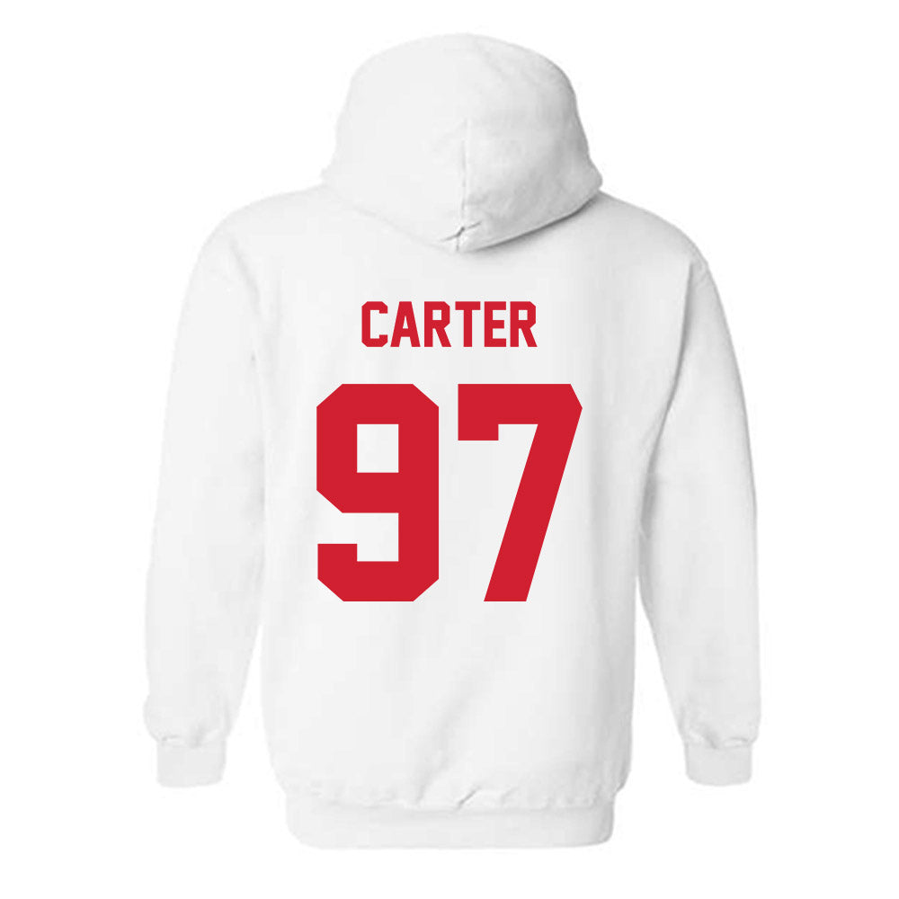 Arkansas State - NCAA Football : Tony Carter - Classic Shersey Hooded Sweatshirt-1