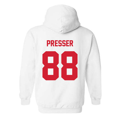 Arkansas State - NCAA Football : Calen Presser - Classic Shersey Hooded Sweatshirt-1