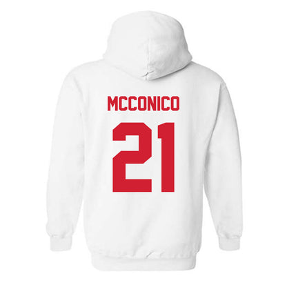 Arkansas State - NCAA Football : Malik McConico - Classic Shersey Hooded Sweatshirt-1