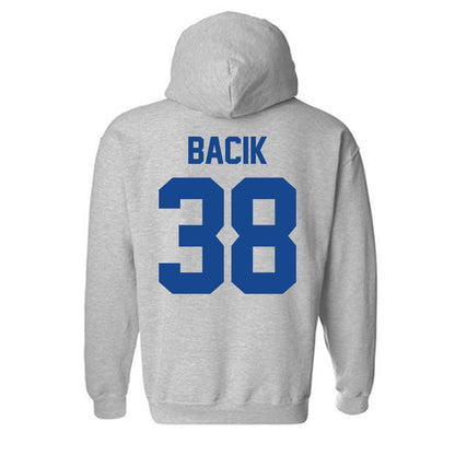 Grand Valley - NCAA Football : Mathew Bacik - Classic Shersey Hooded Sweatshirt-1