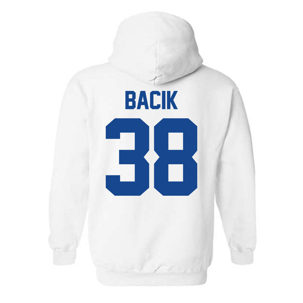 Grand Valley - NCAA Football : Mathew Bacik - Classic Shersey Hooded Sweatshirt-1