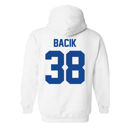 Grand Valley - NCAA Football : Mathew Bacik - Classic Shersey Hooded Sweatshirt-1