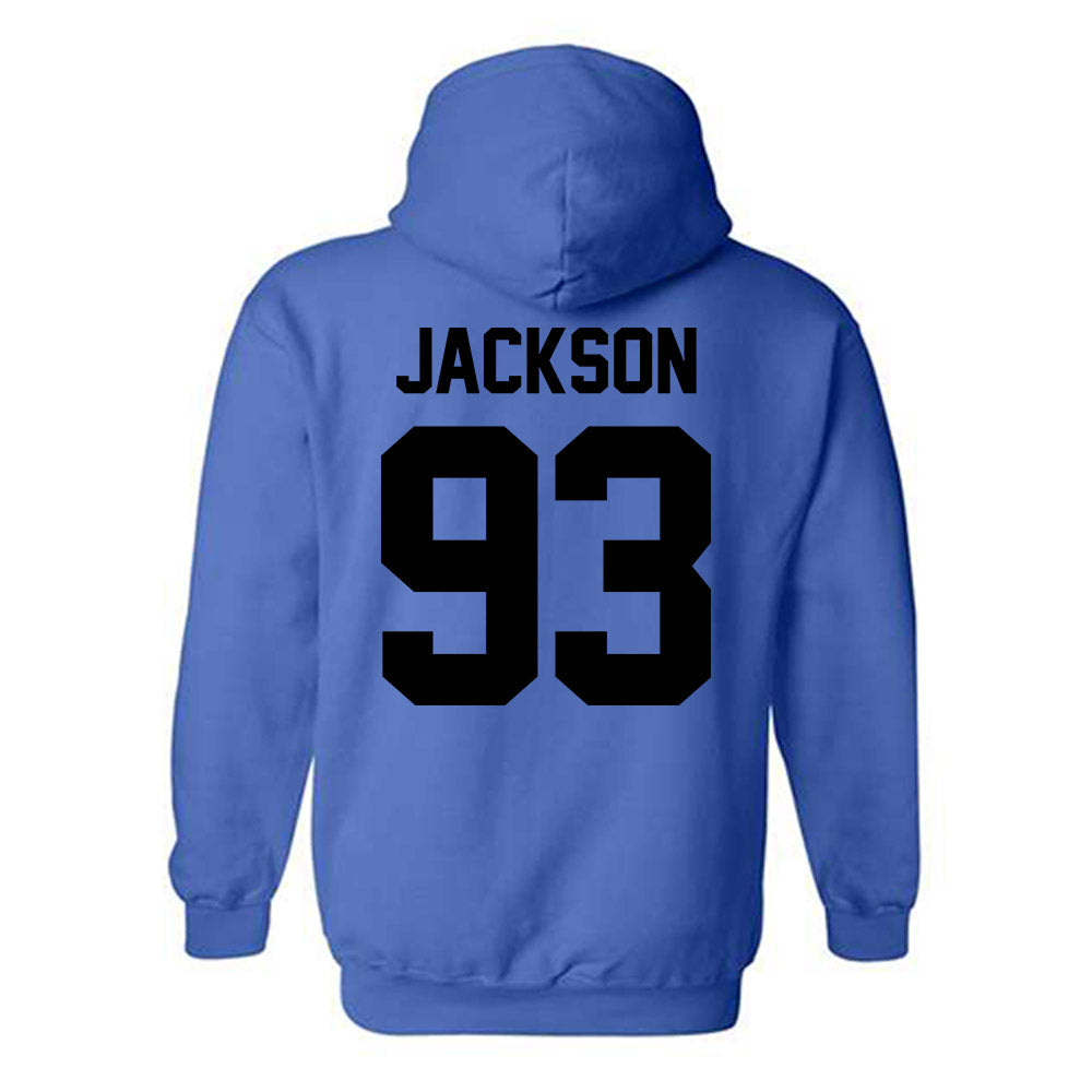 Grand Valley - NCAA Football : Ronald Jackson - Classic Shersey Hooded Sweatshirt-1