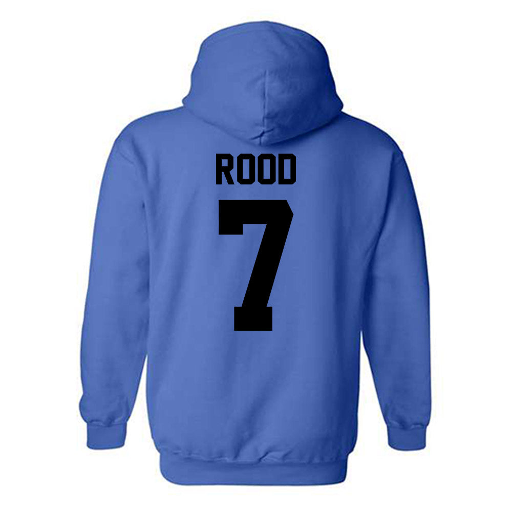  - NCAA Football : Derek Rood - Classic Shersey Hooded Sweatshirt-1