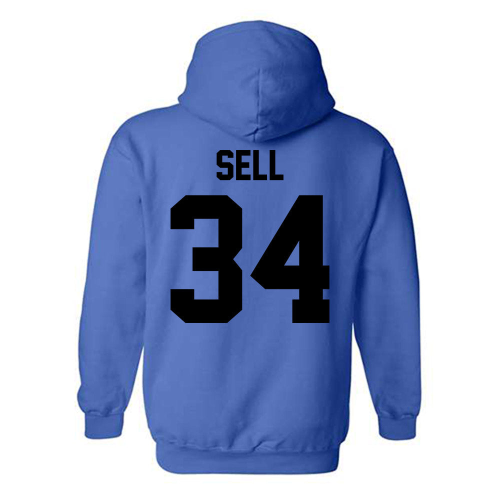 Grand Valley - NCAA Football : Keegan Sell - Classic Shersey Hooded Sweatshirt-1
