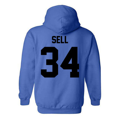 Grand Valley - NCAA Football : Keegan Sell - Classic Shersey Hooded Sweatshirt-1