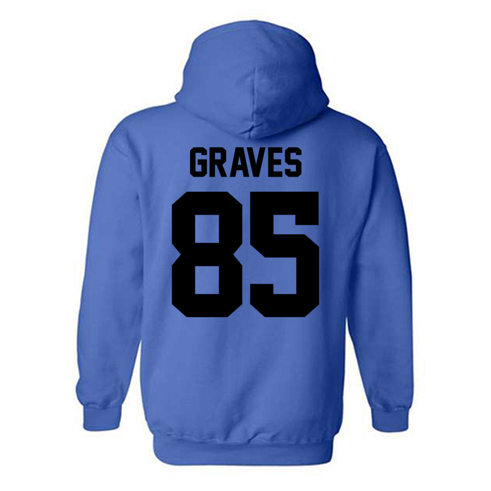 Grand Valley - NCAA Football : Eli Graves - Classic Shersey Hooded Sweatshirt-1