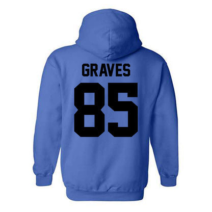 Grand Valley - NCAA Football : Eli Graves - Classic Shersey Hooded Sweatshirt-1