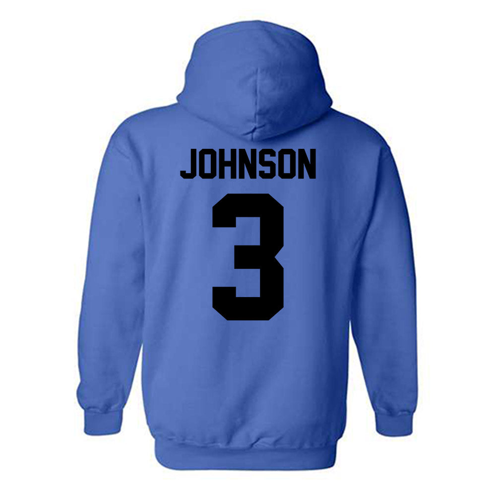 Grand Valley - NCAA Football : Donovan Johnson - Classic Shersey Hooded Sweatshirt-1