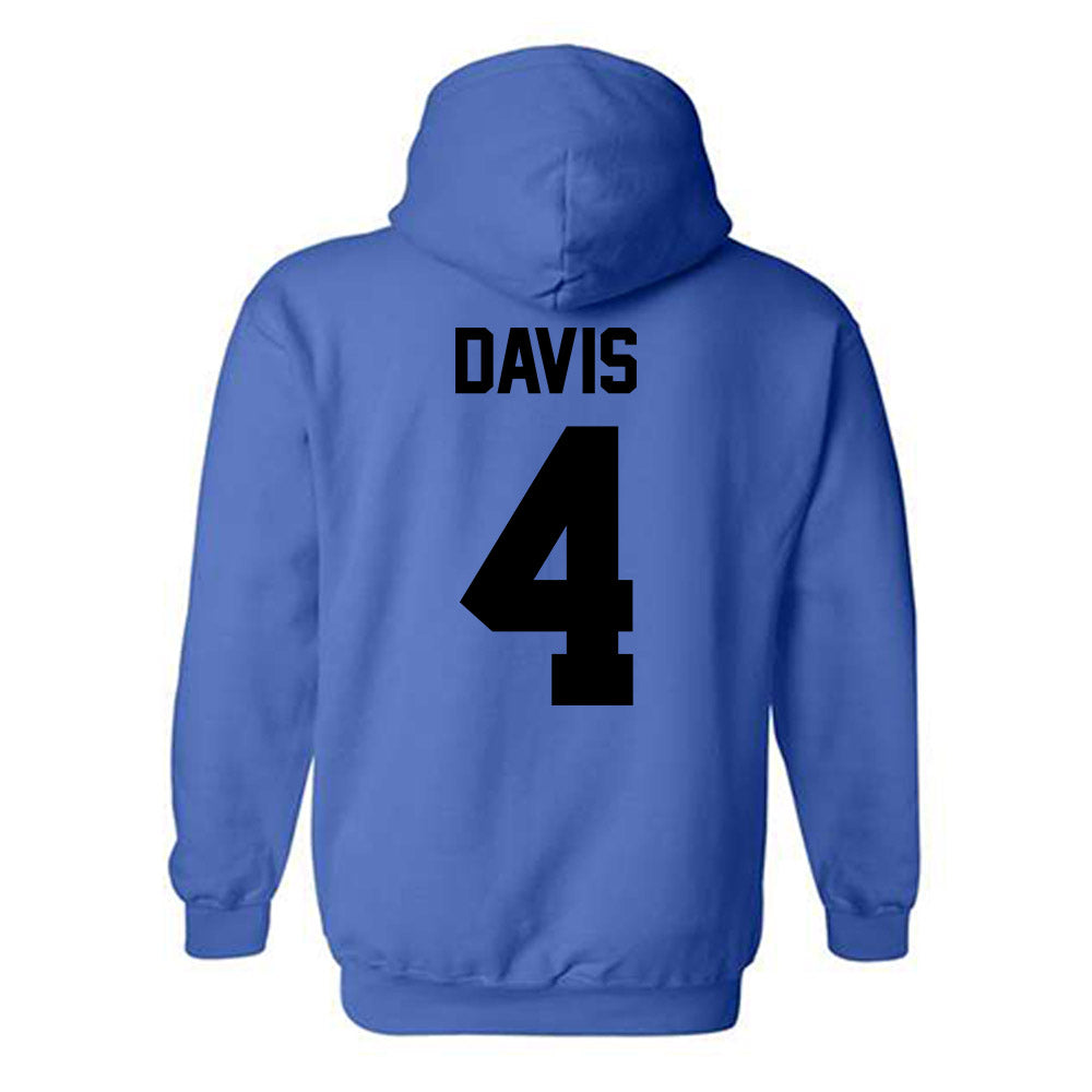 Grand Valley - NCAA Women's Basketball : Anayya Davis - Classic Shersey Hooded Sweatshirt-1