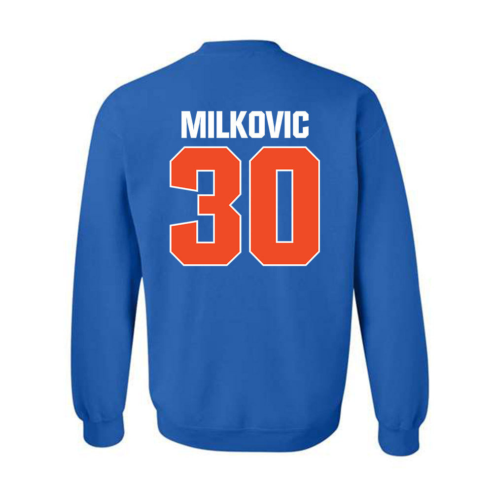 Boise State - NCAA Football : Wyatt Milkovic - Sport Shersey Crewneck Sweatshirt