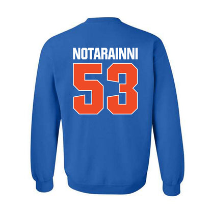 Boise State - NCAA Football : Marco Notarainni - Sport Shersey Crewneck Sweatshirt