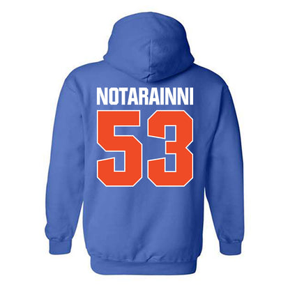 Boise State - NCAA Football : Marco Notarainni - Sport Shersey Hooded Sweatshirt