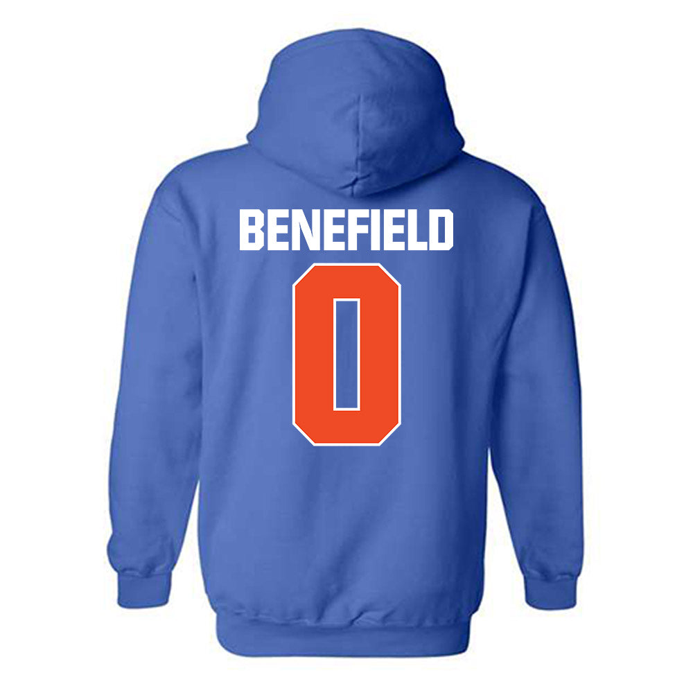 Boise State - NCAA Football : Ty Benefield - Sport Shersey Hooded Sweatshirt