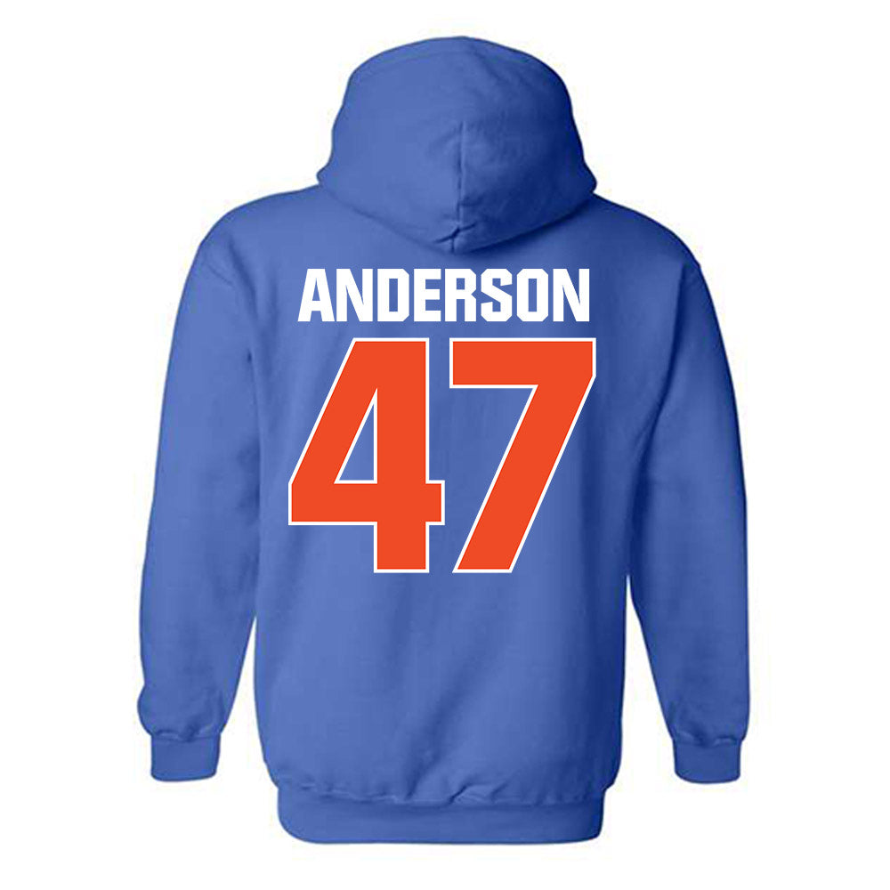 Boise State - NCAA Football : Kaden Anderson - Sport Shersey Hooded Sweatshirt