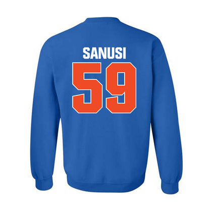 Boise State - NCAA Football : Lopez Sanusi - Sport Shersey Crewneck Sweatshirt