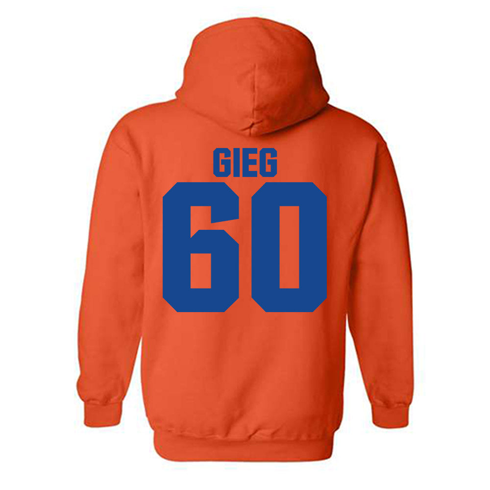 Boise State - NCAA Football : Spencer Gieg - Sport Shersey Hooded Sweatshirt