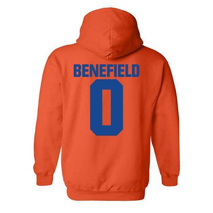 Boise State - NCAA Football : Ty Benefield - Sport Shersey Hooded Sweatshirt