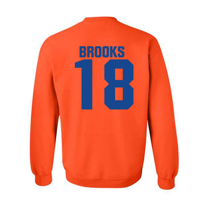 Boise State - NCAA Football : Sam Brooks - Sport Shersey Crewneck Sweatshirt-1