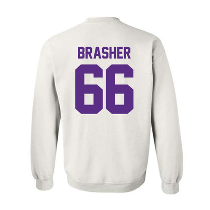 Furman - NCAA Football : Eli Brasher - Classic Shersey Crewneck Sweatshirt-1