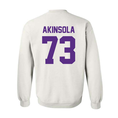 Furman - NCAA Football : Noah Akinsola - Classic Shersey Crewneck Sweatshirt-1
