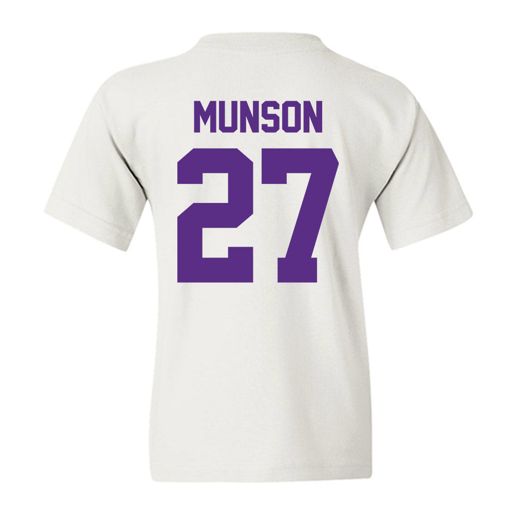 Furman - NCAA Men's Soccer : Luke Munson - Classic Shersey Youth T-Shirt-1
