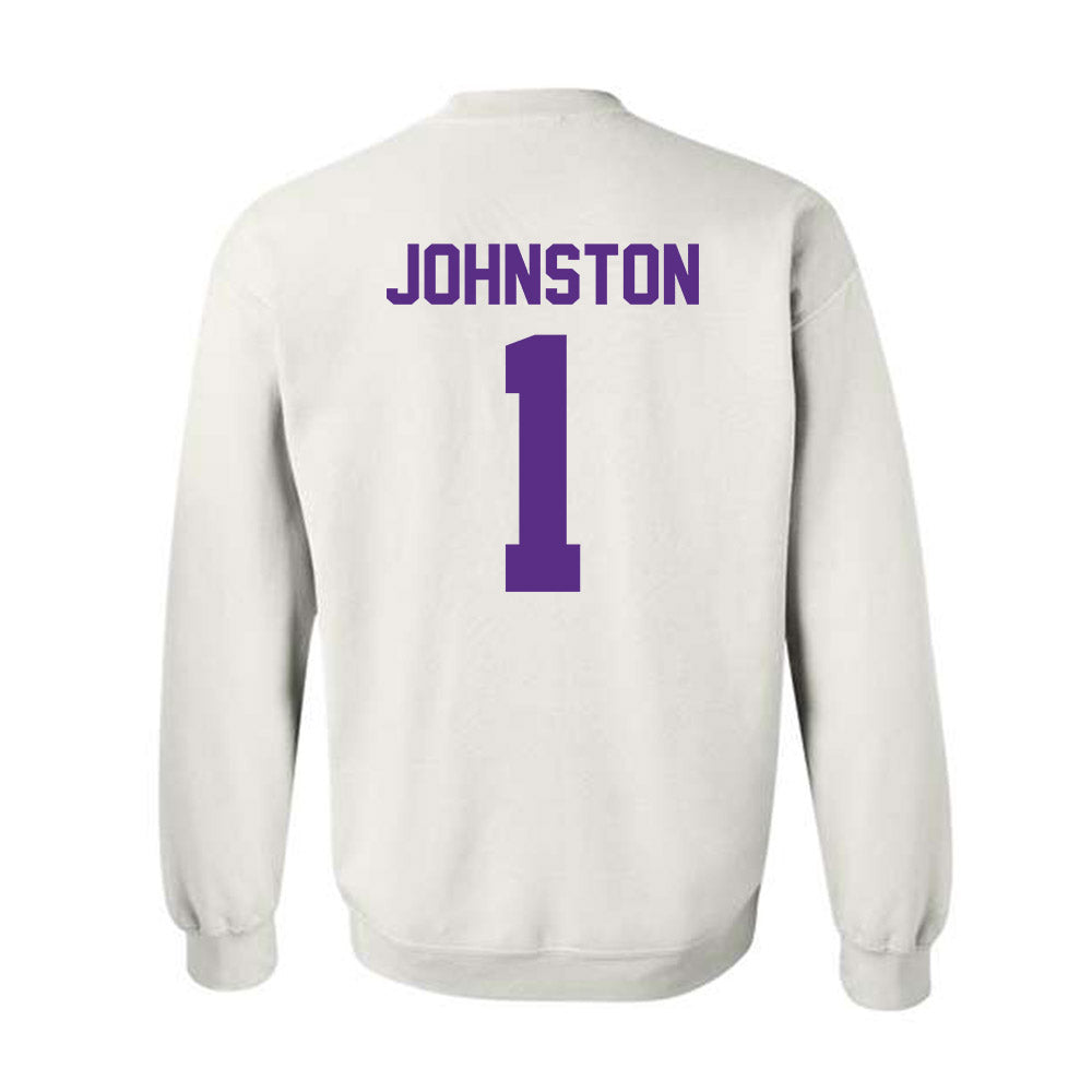 Furman - NCAA Men's Basketball : Charles Johnston - Classic Shersey Crewneck Sweatshirt-1