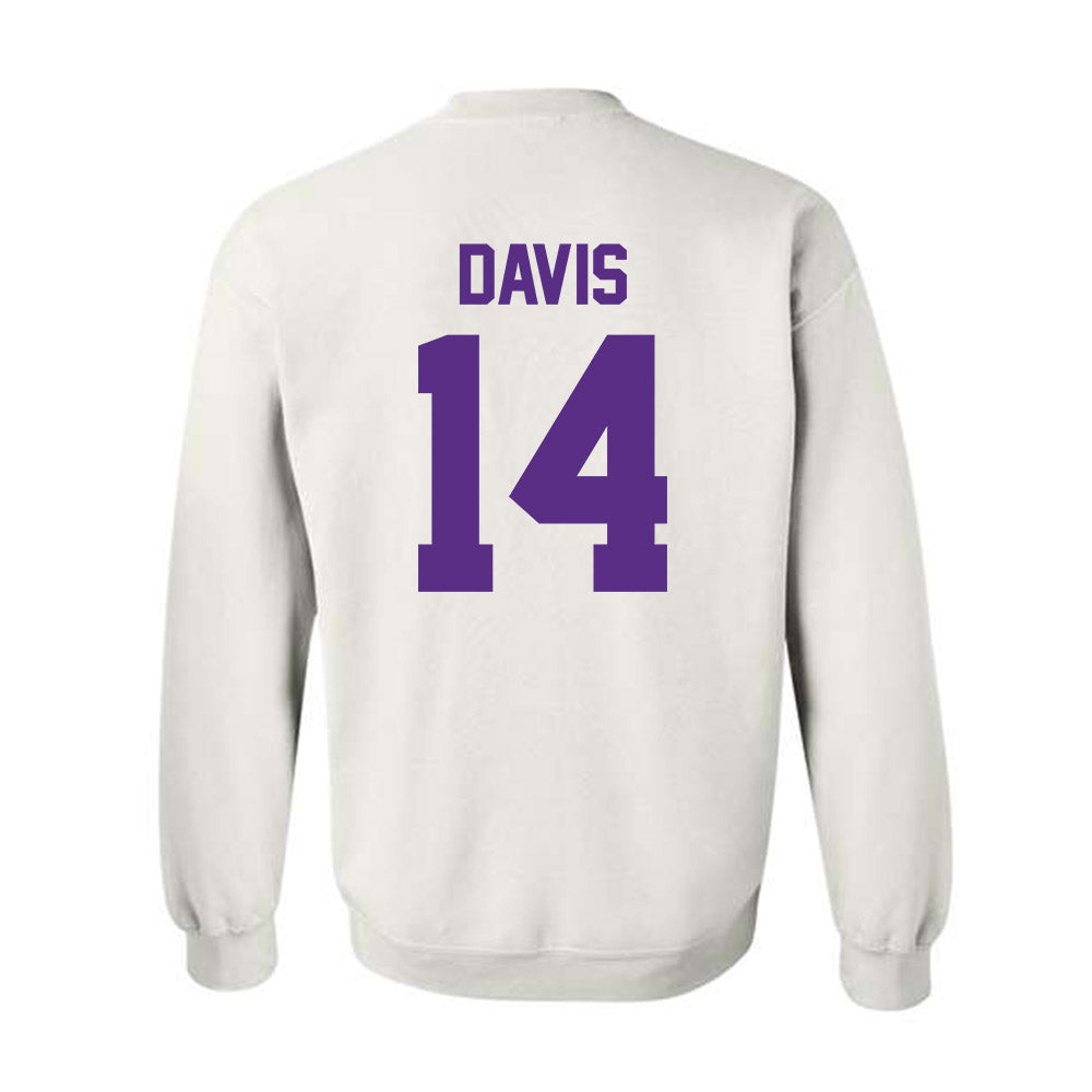 Furman - NCAA Football : Isaiah Davis - Classic Shersey Crewneck Sweatshirt-1