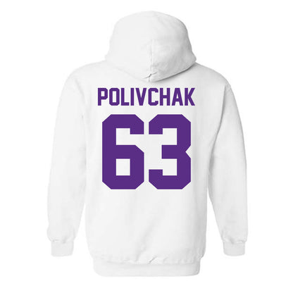 Furman - NCAA Football : Chase Polivchak - Classic Shersey Hooded Sweatshirt-1