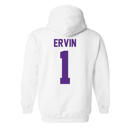 Furman - NCAA Women's Basketball : Alyssa Ervin - Classic Shersey Hooded Sweatshirt-1