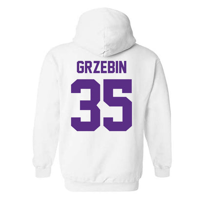 Furman - NCAA Football : Emmett Grzebin - Classic Shersey Hooded Sweatshirt-1