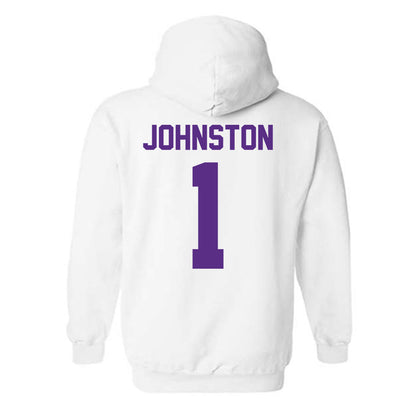 Furman - NCAA Men's Basketball : Charles Johnston - Classic Shersey Hooded Sweatshirt-1