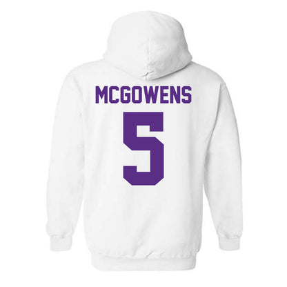 Furman - NCAA Women's Basketball : Raina McGowens - Classic Shersey Hooded Sweatshirt-1