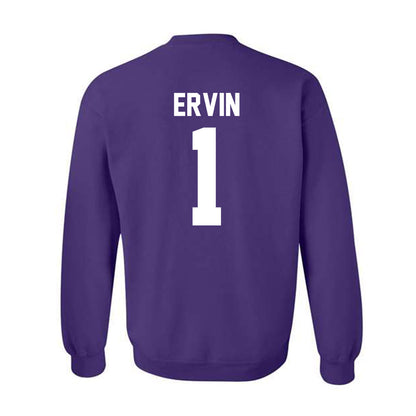 Furman - NCAA Women's Basketball : Alyssa Ervin - Classic Shersey Crewneck Sweatshirt-1