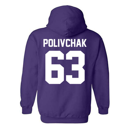 Furman - NCAA Football : Chase Polivchak - Classic Shersey Hooded Sweatshirt-1