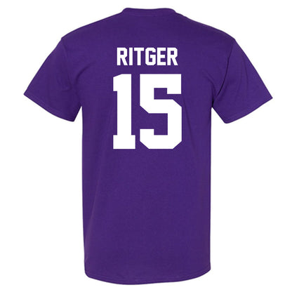 Furman - NCAA Men's Basketball : Owen Ritger - Classic Shersey T-Shirt-1