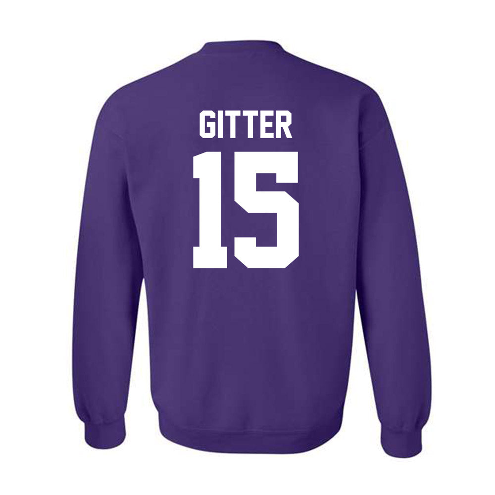 Furman - NCAA Football : Gray Gitter - Crewneck Sweatshirt