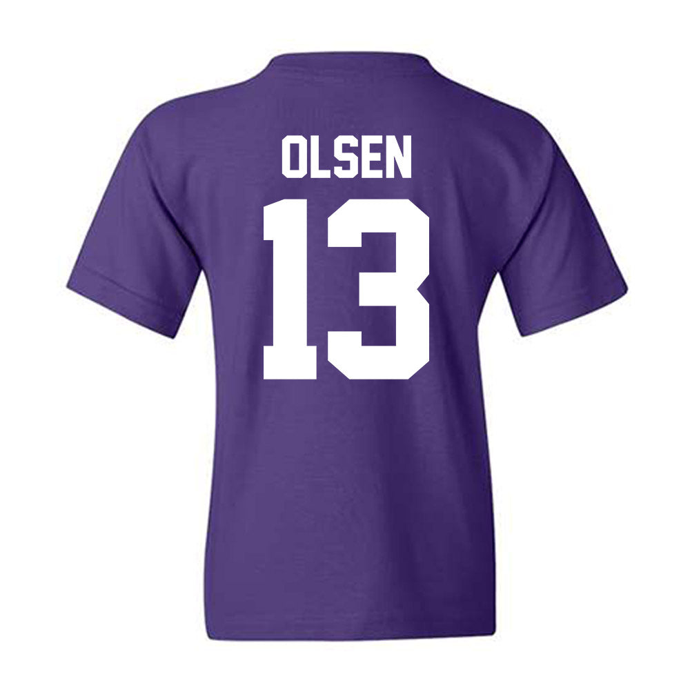 Furman - NCAA Football : Ian Olsen - Classic Shersey Youth T-Shirt-1