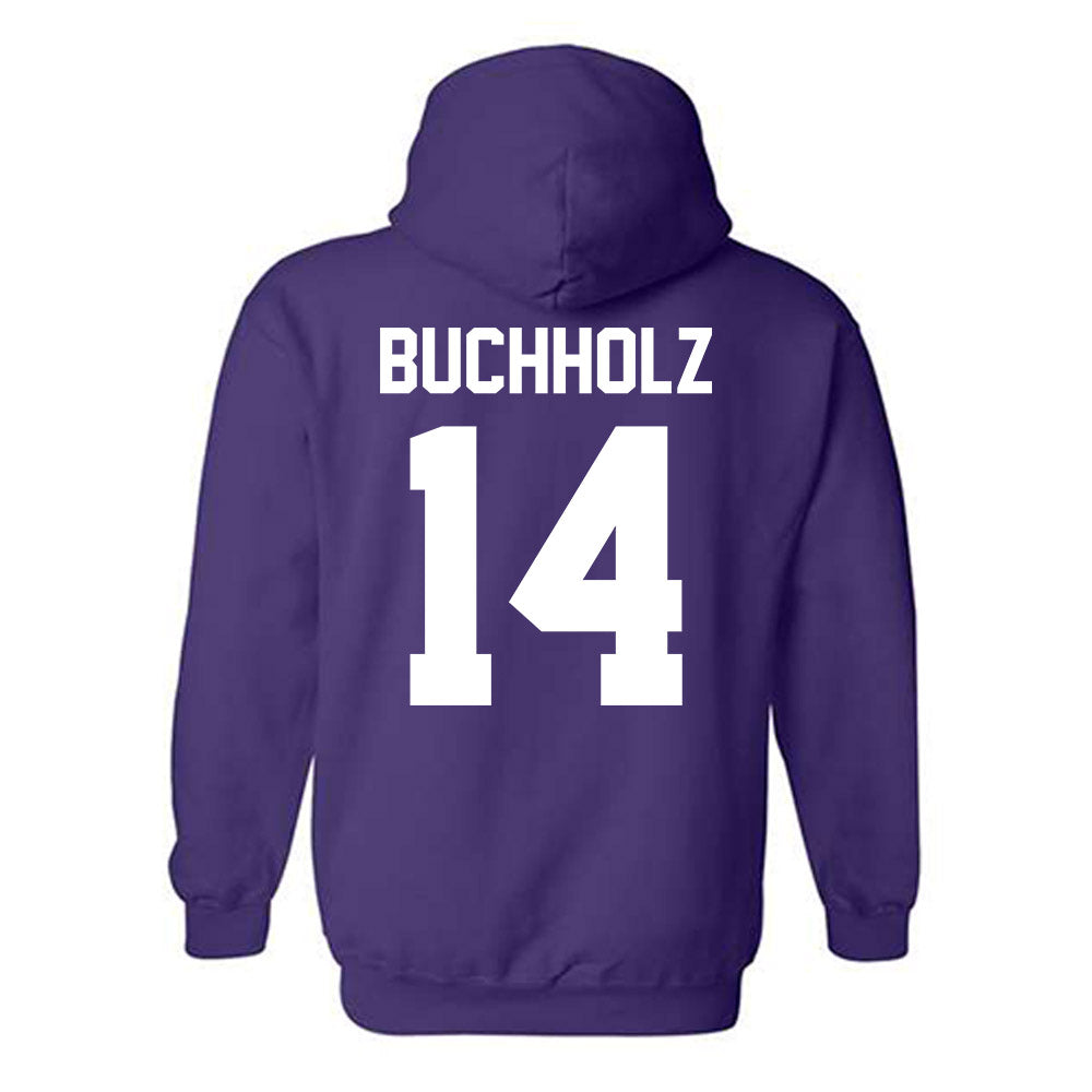 Furman - NCAA Women's Volleyball : Rebekah Buchholz - Classic Shersey Hooded Sweatshirt-1