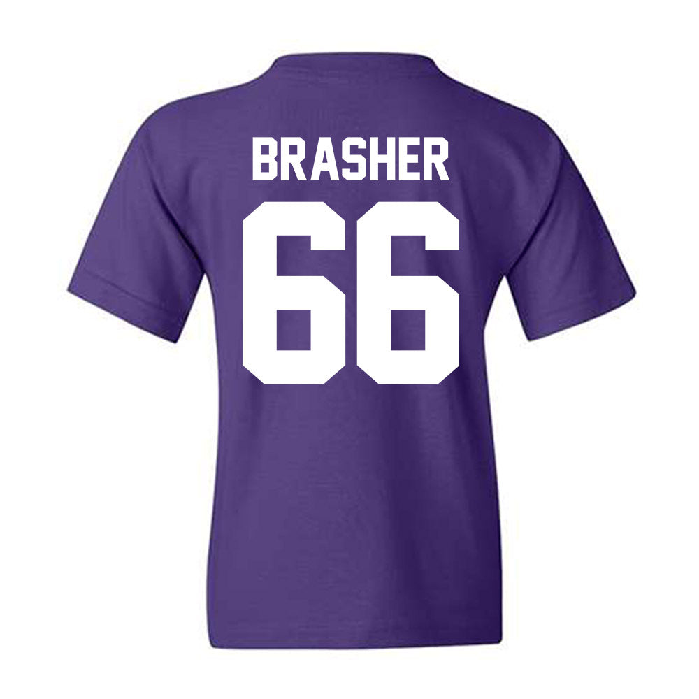 Furman - NCAA Football : Eli Brasher - Classic Shersey Youth T-Shirt-1