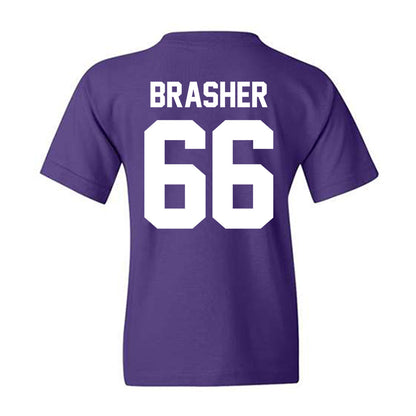 Furman - NCAA Football : Eli Brasher - Classic Shersey Youth T-Shirt-1