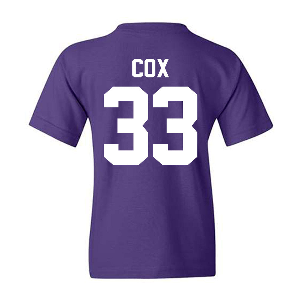 Furman - NCAA Men's Soccer : Gabe Cox - Classic Shersey Youth T-Shirt-1