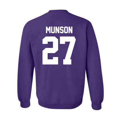 Furman - NCAA Men's Soccer : Luke Munson - Classic Shersey Crewneck Sweatshirt-1