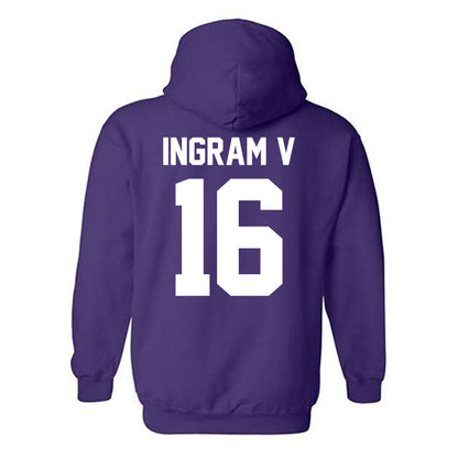 Furman - NCAA Football : Charles Ingram V - Classic Shersey Hooded Sweatshirt