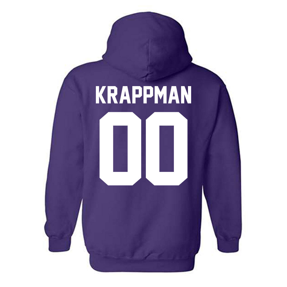Furman - NCAA Football : Charlie Krappman - Classic Shersey Hooded Sweatshirt-1