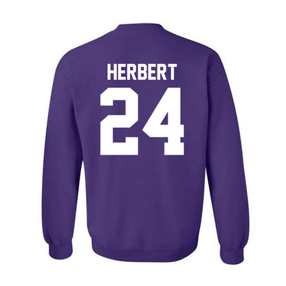 Furman - NCAA Football : Raleigh Herbert - Classic Shersey Crewneck Sweatshirt-1