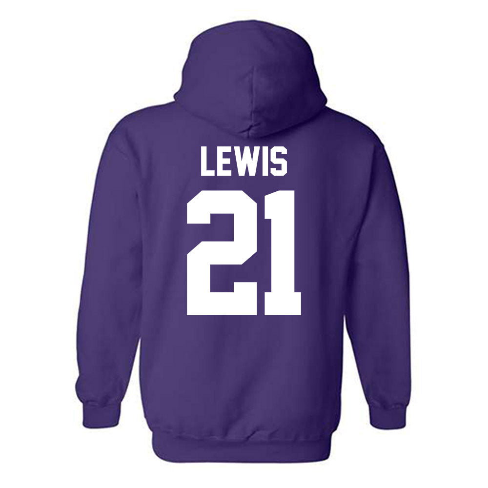 Furman - NCAA Football : Billy Lewis - Classic Shersey Hooded Sweatshirt-1