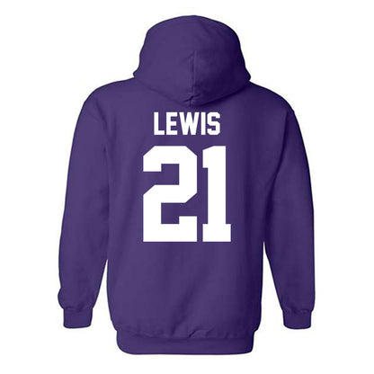 Furman - NCAA Football : Billy Lewis - Classic Shersey Hooded Sweatshirt-1