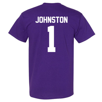 Furman - NCAA Men's Basketball : Charles Johnston - Classic Shersey T-Shirt-1
